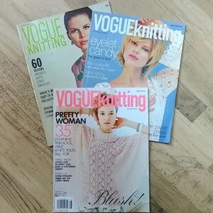 3 Vogue Knitting 1967-2007-2012